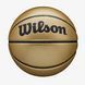 Баскетбольный мяч Wilson Gold Comp для игры в зале, размер 7, золотой, композитная кожа, WTB1350XB07 (Оригинал) WTB1350XB07 фото 1
