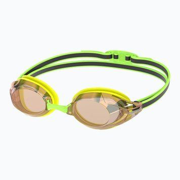 Окуляри для плавання Speedo VANQUISHER 3.0 MIRRORED Зелений, жовтий OSFM 8-00473417218 (Оригінал) 8-00473417218 фото