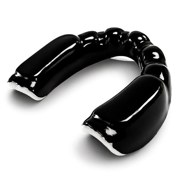 Капа RDX MOUTH GUARD JUNIOR Чёрно-Белый GGS-3WJ (Оригинал) GGS-3WJ фото