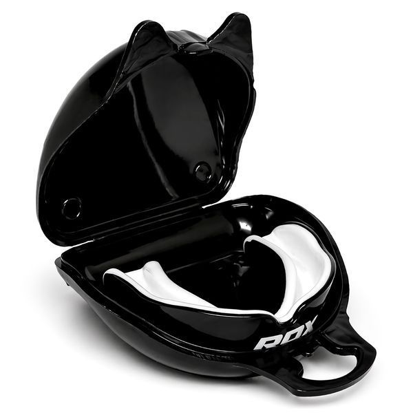 Капа RDX MOUTH GUARD JUNIOR Чёрно-Белый GGS-3WJ (Оригинал) GGS-3WJ фото