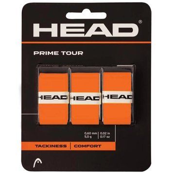 Намотки для тенісної ракетки Head Prime Tour 3 шт. помаранчеві 285-621-OR (Оригінал) 285-621 OR фото
