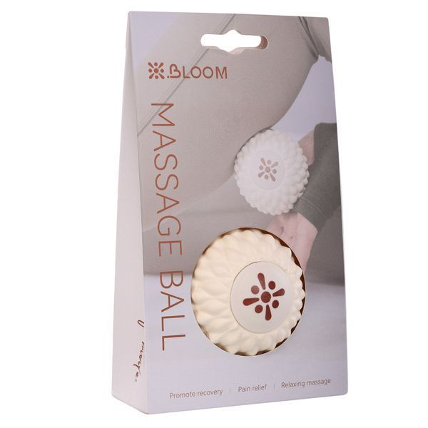 Мяч массажный для МФР BLOOM MASSAGE BALL 6см LB-7024 Бежевый LB-7024 фото