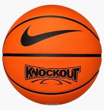 Баскетбольный мяч Nike Knockout, размер 6, янтарный/черный, N.101.4264.814.06 N.101.4264.814.06 фото