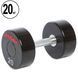 Гантель цельная профессиональная LIFE FITNESS GA-80081-20 1шт 20кг GA-80081-20 фото 1