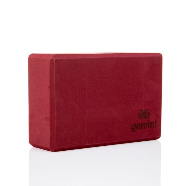 Блок для йоги Gemini Eva Pro 180грам 23х15х7, 5см (Бордовый) Burgundy GBK-1010 GBK-1010 фото