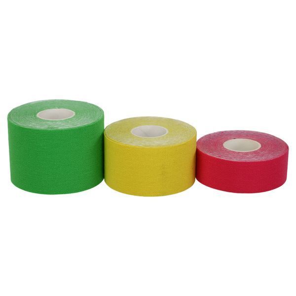 Кінезіо тейп для обличчя та тіла (Kinesiology tape) розмір 5смх5м кольору в асортименті BC-1091-5 Жовтий BC-1091-5 фото