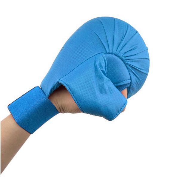 Рукавички-накладки для карате Gemini GK-1601-BL, сині XS GK-1601-BL фото