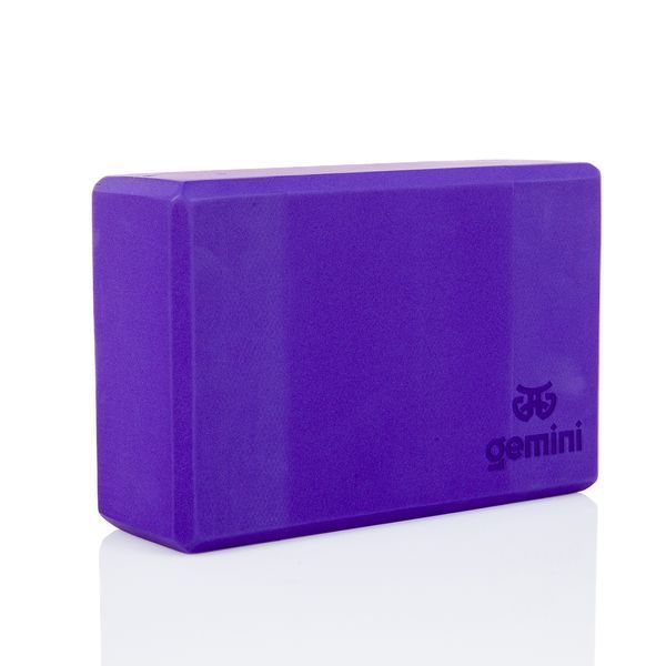 Блок для йоги Gemini Eva Pro 180грам 23х15х7,5см (Фіолетовий) Purple GBK-1011 GBK-1011 фото