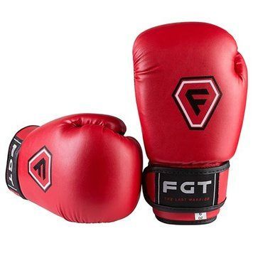 Рукавички боксерські FClub 8oz червоний матовий FC-8R FC-8R фото