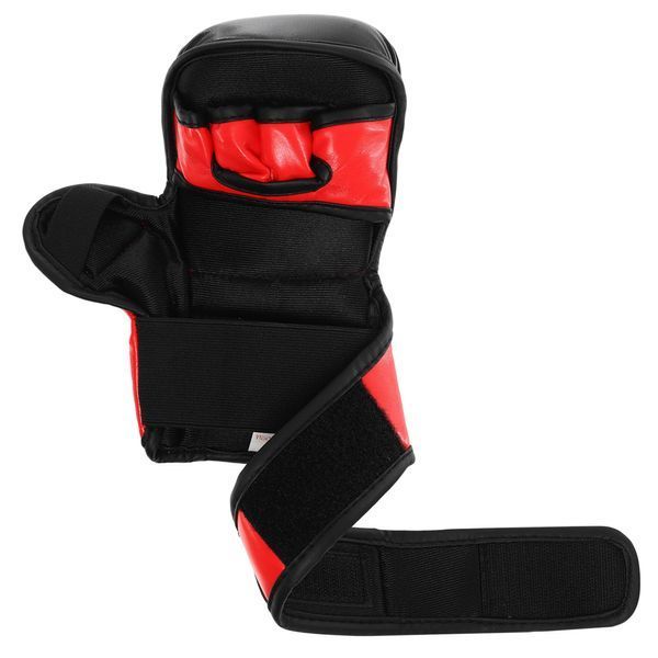 Рукавички для змішаних єдиноборств EVL MMA BO-4612-BKR M BO-4612-BKR фото