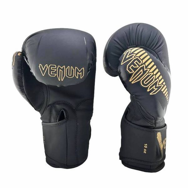 Перчатки боксерские VNM 8oz черный матовый 8523-8BK 8523-8BK фото