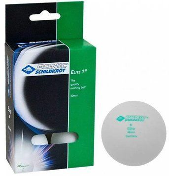 Шарики для настольного тенниса Donic Ball Elite 1* Poly 40+ 618015 618015 фото