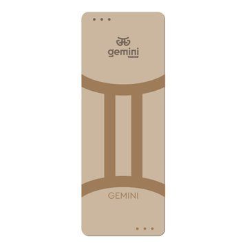 Килимок для йоги каучуковий поліуретан Pro Zodiac Gemini Gemini Sport&nbsp;Pro Близнюки 183см*68см*5мм PUY-4900-4 PUY-4900-4 фото