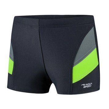 Плавки боксери для хлопчиків для плавання Aqua Speed ANDY 5593 Сірий-Зелений Діт 349-38 (Оригінал) 152 см 349-38 фото