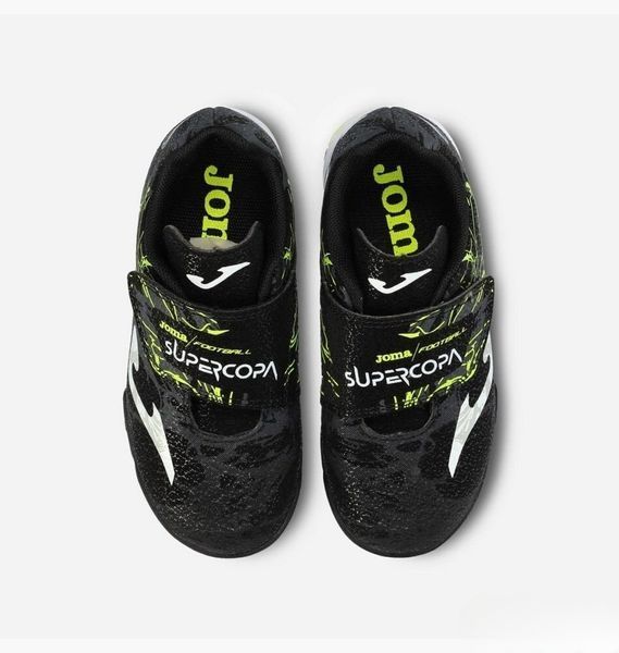 Сороконожки детские Joma SUPER COPA черный, салатовый Дет 32 размер SCJW2401TFV (Оригинал) SCJW2401TFV-32 фото