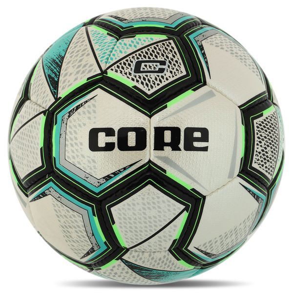 Футбольний м'яч CORE DIAMOND №5 PU FB-8463 Зелено-синій FB-8463 фото