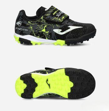 Сороконожки детские Joma SUPER COPA черный, салатовый Дет 33 размер SCJW2401TFV (Оригинал) SCJW2401TFV-33 фото