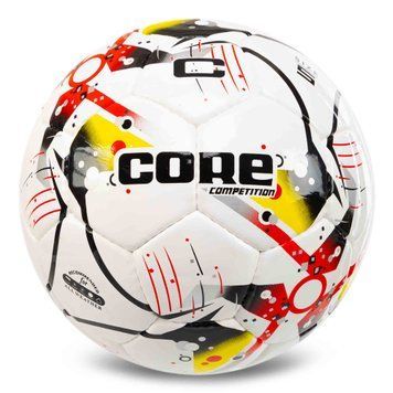 Футбольний м'яч CORE COMPETITION №5 PU FB-7584 Жовто-червоний FB-7584 фото