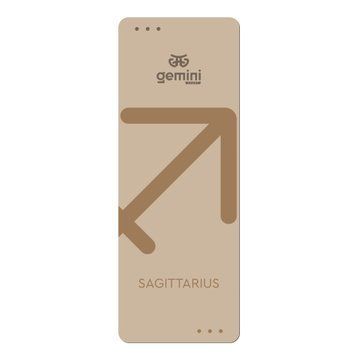 Килимок для йоги каучуковий поліуретан Pro Zodiac SAGITTARIUS Gemini Sport&nbsp;Pro Стрілець 183см*68см*5мм PUY-4900-6 PUY-4900-6 фото