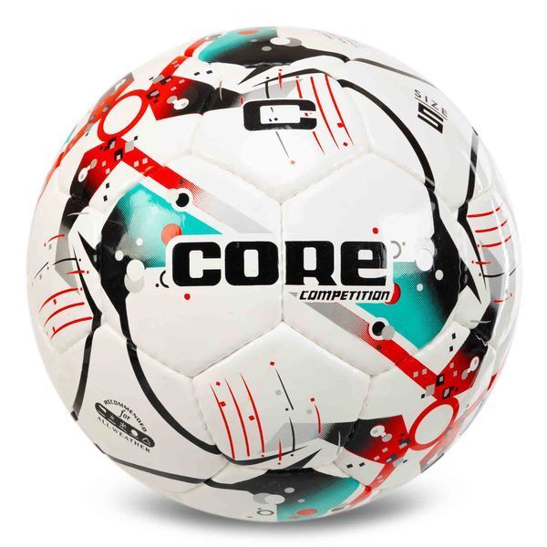 Футбольний м'яч CORE COMPETITION №5 PU FB-7584 Жовто-червоний FB-7584 фото