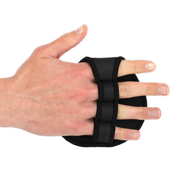 Накладки атлетические нескользящие Грипад GRIPAD WorkOut HAND PROTECTION EZOUS черный D-01 D-01 фото