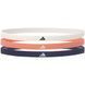 Пов'язки на голову Adidas Hairbands 3 шт білий, чорний, кораловий Уні One Size ADAC-16204 (Оригінал) ADAC-16204 фото 1