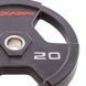 Блины (диски) полиуретановые LIFE FITNESS GC-80154-20 51мм 20кг черный GC-80154-20 фото 2