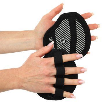 Накладки атлетические нескользящие Грипад GRIPAD WorkOut ROUND HAND PROTECTION EZOUS черный D-02 D-02 фото