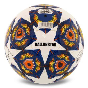 Футбольний м'яч PREMIER BALLONSTAR №5 PU FB-5157 червоний FB-5157 фото