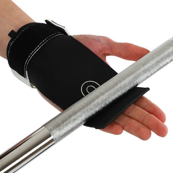 Накладки для подтягивания и тяги HAND GRIPS STRONG FRICTION EZOUS 2шт черный-белый D-12 D-12 фото