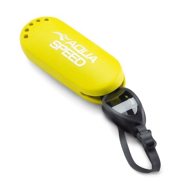 Чехол для очков Aqua Speed Silicone Goggle Case OFSM жёлтый Универсальный 633-18 633-18 фото