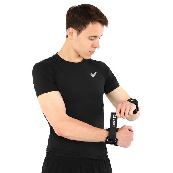 Накладки для подтягивания и тяги HAND GRIP THICKER LAYERS EZOUS 2шт черный D-17 D-17 фото