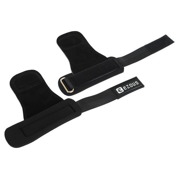 Накладки для подтягивания и тяги HAND GRIP THICKER LAYERS EZOUS 2шт черный D-17 D-17 фото