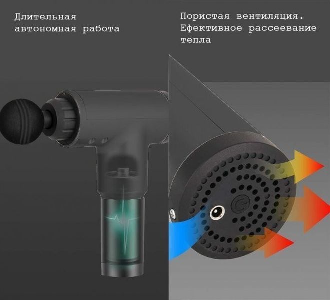 Масажер пістолет Fascial Gun KH-302 KH-302 фото