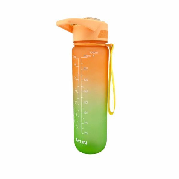 Пляшка для води EYUN 1000ml GY-304 Зелений-рожевий GY-304 фото