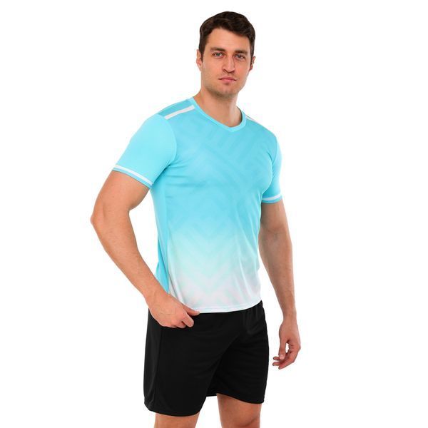 Форма футбольна комплект LIDONG Бірюзово-чорний 4XS-2XL D-8853-1 4XS D-8853-1 фото