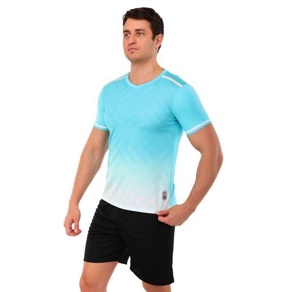 Форма футбольна комплект LIDONG Бірюзово-чорний 4XS-2XL D-8853-1 4XS D-8853-1 фото