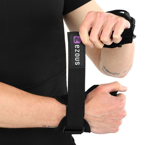 Накладки для підтягувань і тяг POWER GRASP PRO 2.0 EZOUS 2шт чорний D-14 D-14 фото