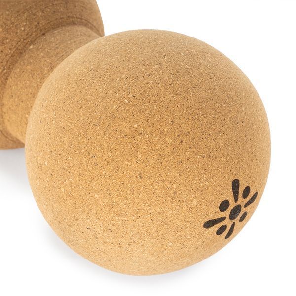 М'яч масажний корковий подвійний для МФР та самомасажу Duoball BLOOM 7,7 см LB-7128 LB-7128 фото