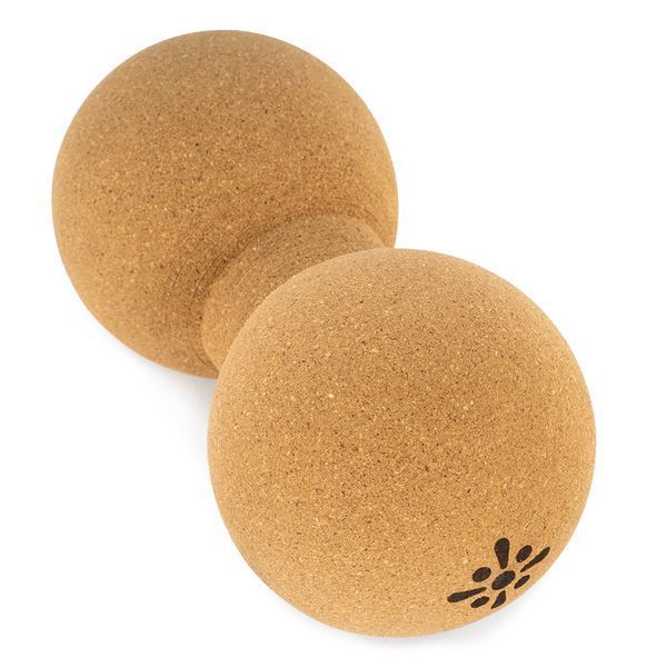 М'яч масажний корковий подвійний для МФР та самомасажу Duoball BLOOM 7,7 см LB-7128 LB-7128 фото