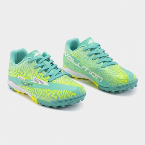 Сороконожки детские Joma EVOLUTION JR Дет 32 размер EVJW2415TF бирюзовый (Оригинал) EVJW2415TF-32 фото