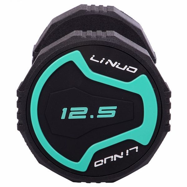 Гантель цільна професійна LI NUO GA-3614-12.5 1шт 12.5кг GA-3614-12.5 фото