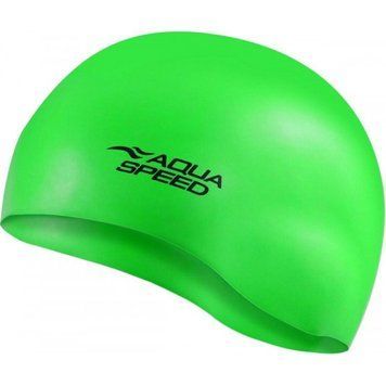 Шапка для плавання Aqua Speed ​​MONO 6195 Салатовий Уні OSFM (Оригінал) 111-11 111-11 фото