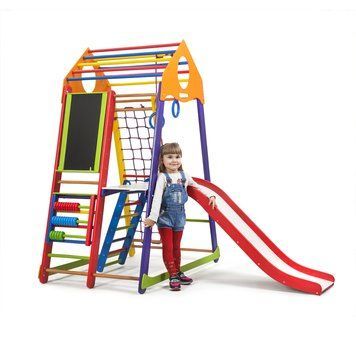 Детский спортивный комплекс SportBaby BambinoWood Color Plus 3 2336 фото