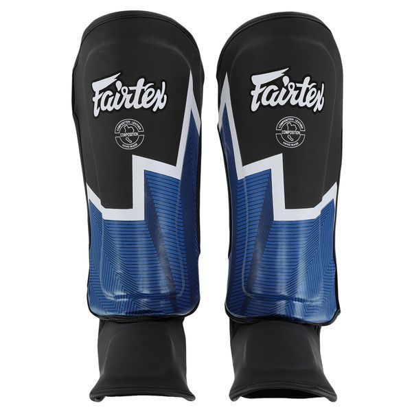 Захист гомілки та стопи шкіряний для єдиноборств FAIRTEX, розмір S-L BO-9486-BL S BO-9486-BL фото