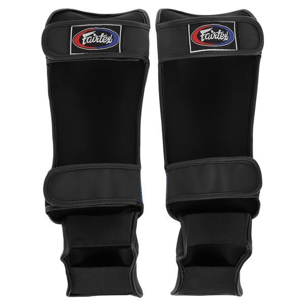 Захист гомілки та стопи шкіряний для єдиноборств FAIRTEX, розмір S-L BO-9486-BL S BO-9486-BL фото