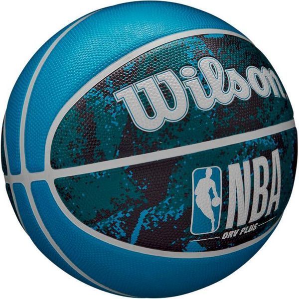 М'яч баскетбольний Wilson NBA DRV PLUS VIBE BSKT Black/Blue size 6 WZ3012602XB6 (Оригінал) WZ3012602XB6 фото