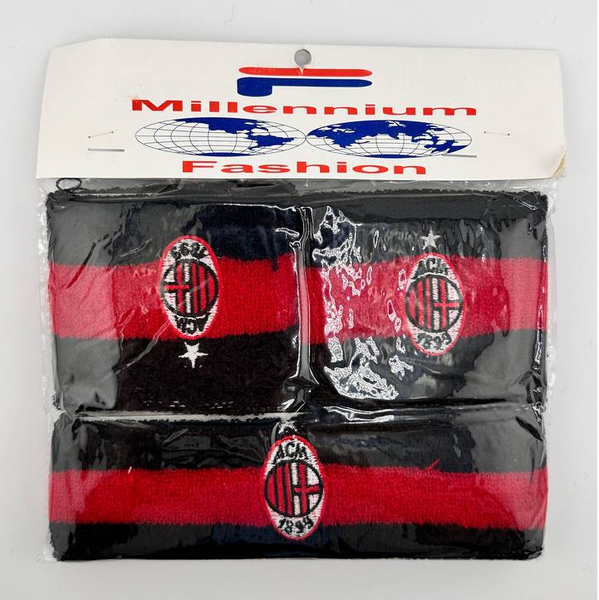 Набір напульсник та пов'язка на голову AC Milan GH-303 GH-304 фото