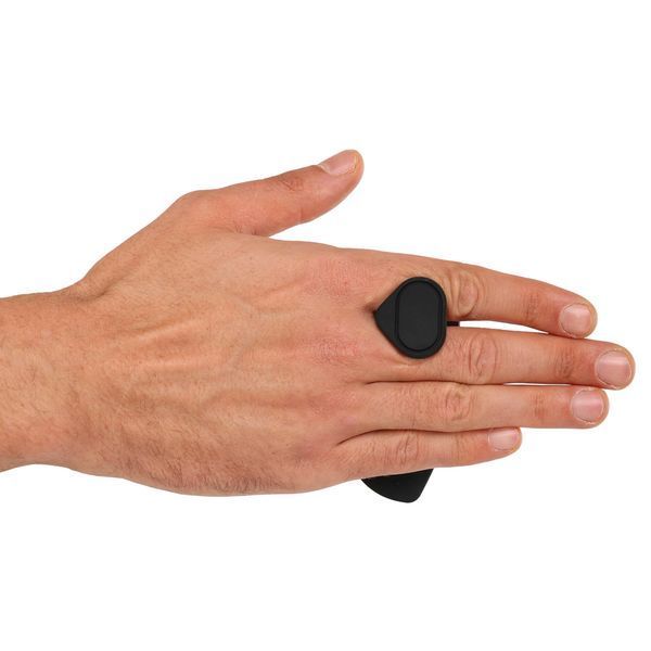 Накладки на долоні грипси Gym Grips силіконові 2 шт чорний TA-6743 TA-6743 фото