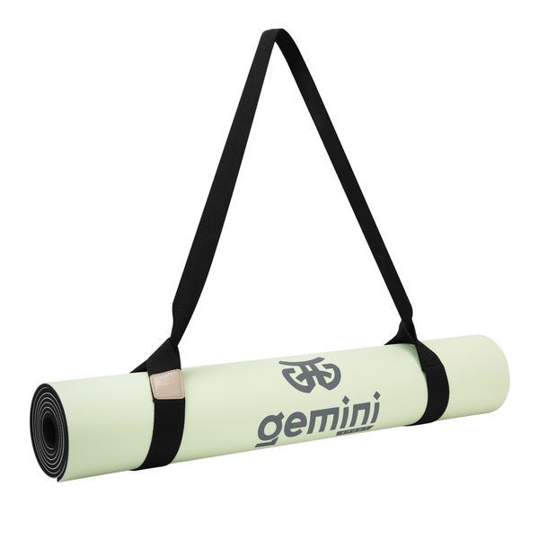 Килимок для йоги каучуковий поліуретан Pro ILLustration Gemini Sport Pro 183см*68см*5мм PUY-5900-1 сірий PUY-5900-1 фото